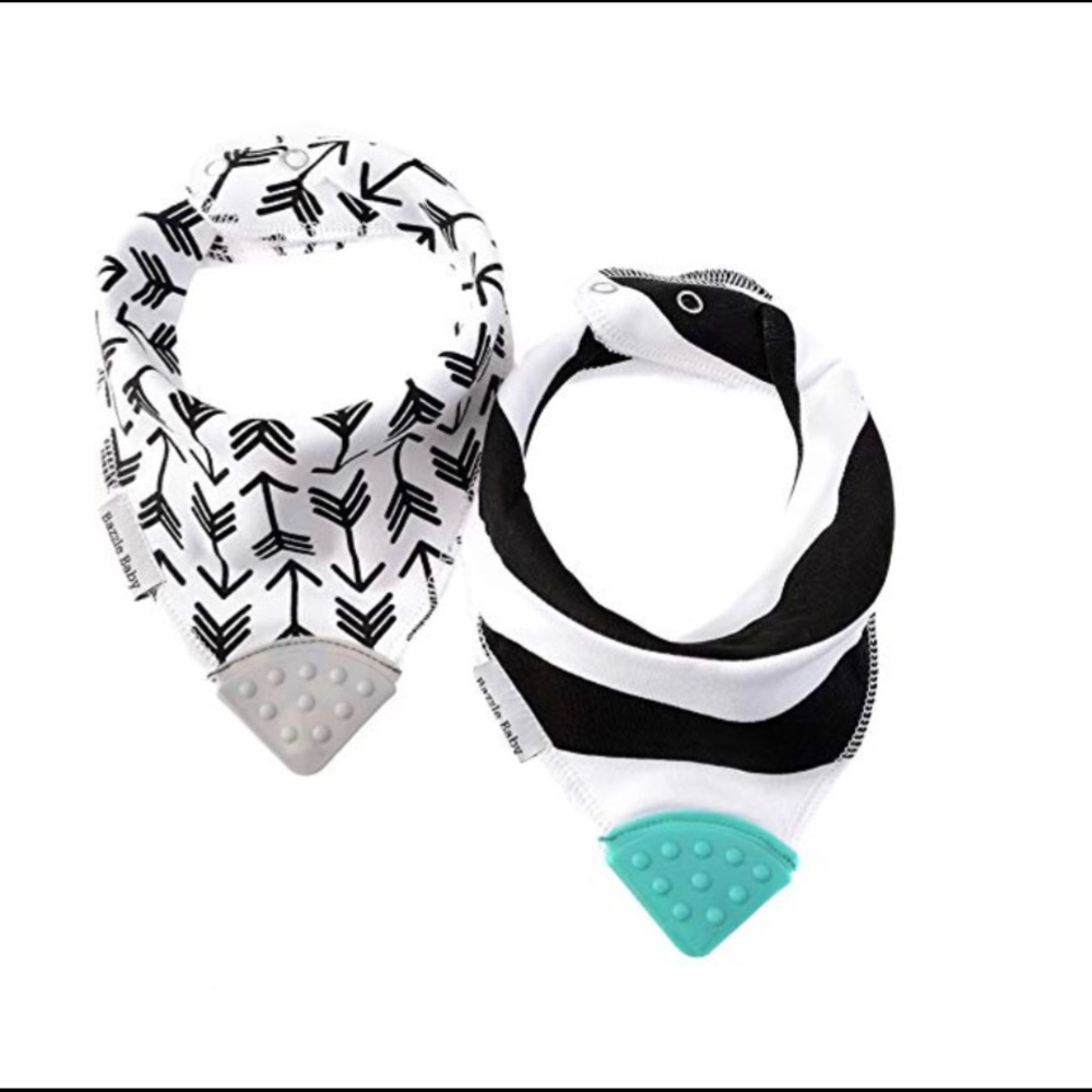 NEW Bundle of 4 Bazzlebaby Banda Bib Teethers